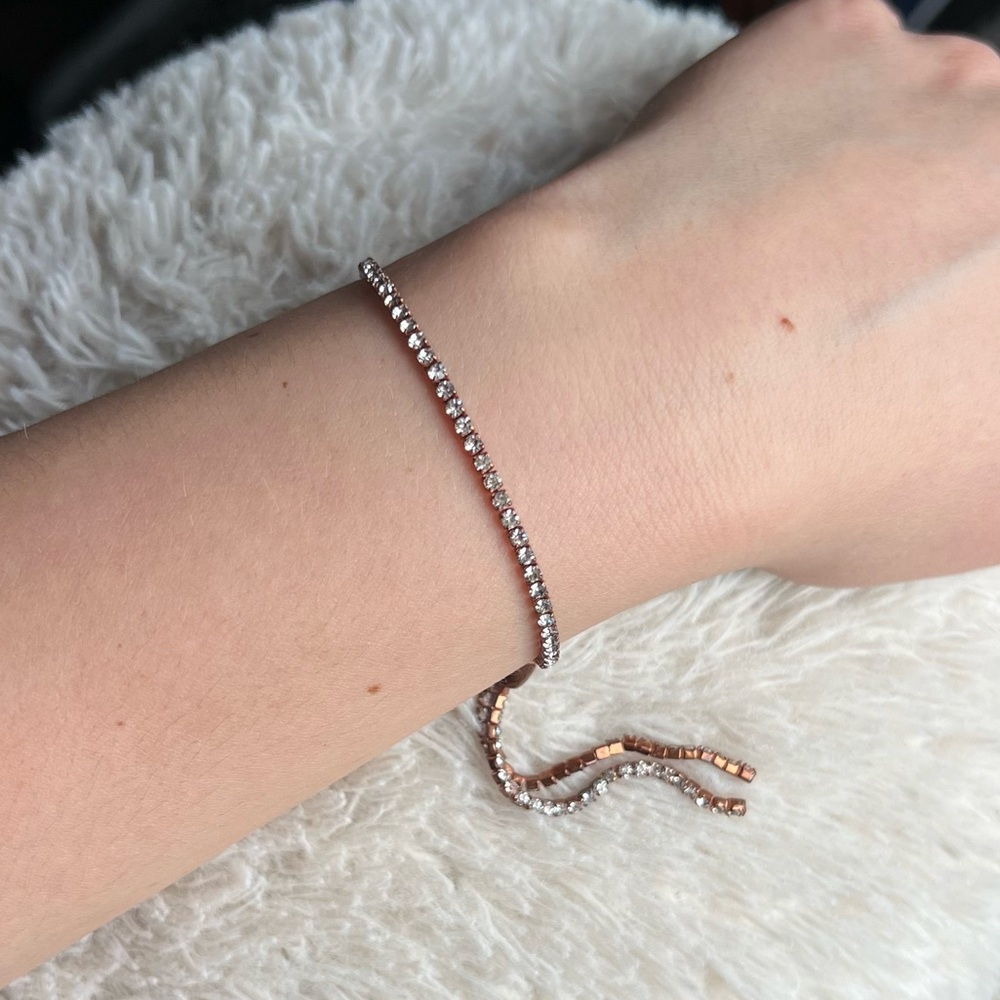 Copper & Crystal Bracelet